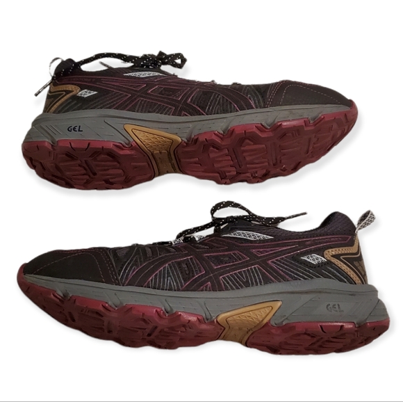 Womens Asics gel venture 7 size 8 color grey/purple - Picture 4 of 5